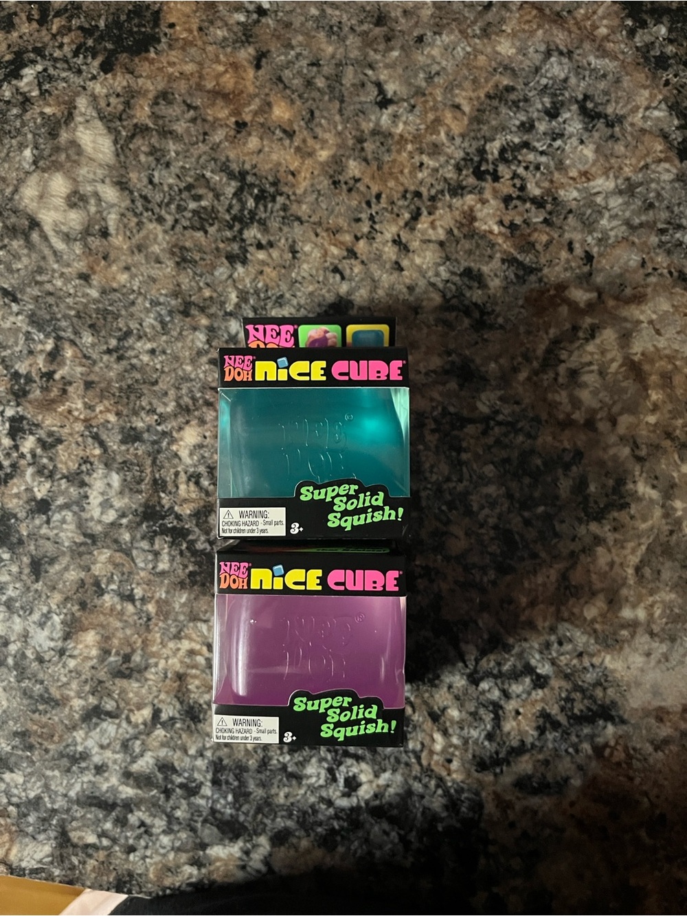 2 NEEDOH- NICE CUBES- PURPLE AND BLUE NWT
